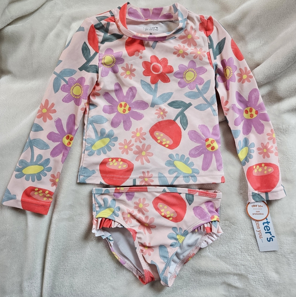 NWT Carter's 3T 2-piece swimsuit
